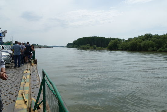 Und wieder geht es über's Wasser