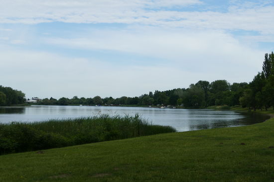 Abendstimmung am Theiss-See