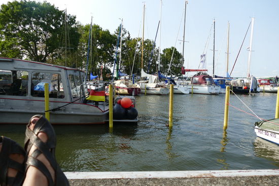Totaler Entspannungsmodus im Hafen von Kamp