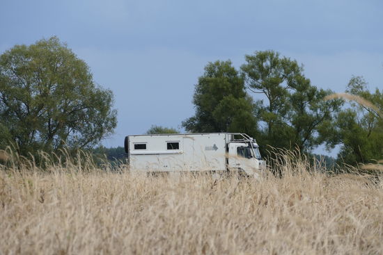 Unser Stellplatz an der Oder