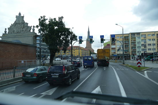 Auf geht's zur Parkplatzsuche in Stettin