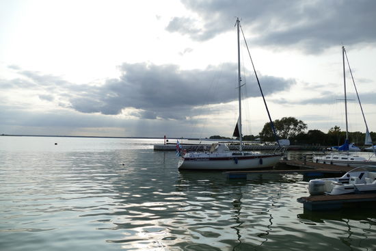 Wir nähern uns dem Meer. Hier sind wir in Stepnica am Stettiner Haff