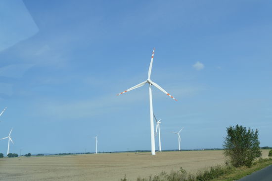 Anfahrt auf die Insel Wolin