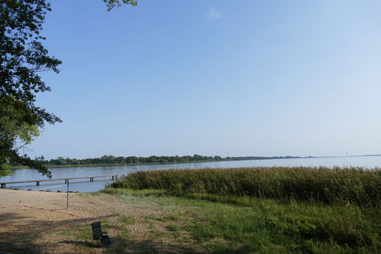 Ein schöner Platz direkt am Haff ist schnell gefunden