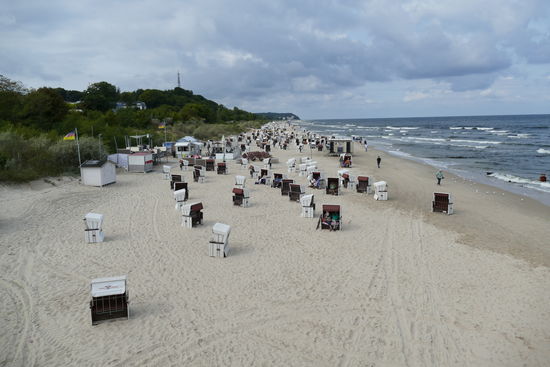 Strandkörbe soweit das Auge reicht