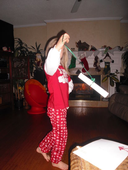 Ja, fuer jeden war ein Brief von Santa Claus dabei 