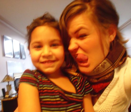 Little Jenna and me  Such a cute little thing!!!