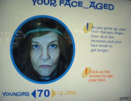 das bin ich mit 70. gruselig oder??