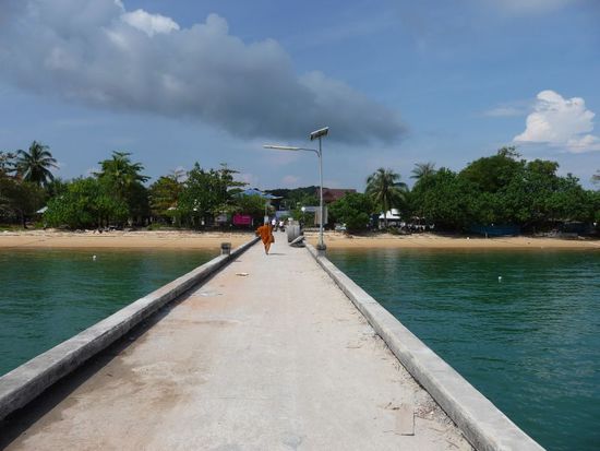 Pier der Insel Koh Phayam