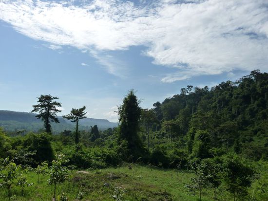 Ausblick waehrend des Aufstiegs