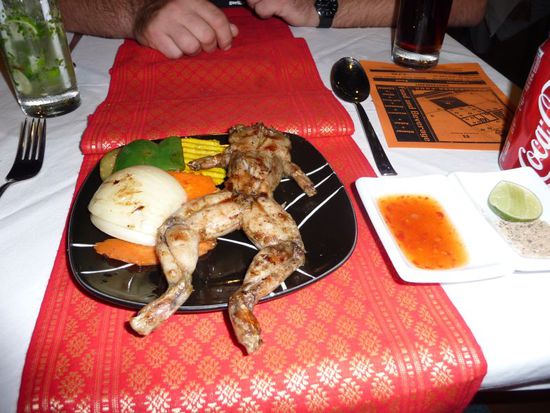 hier frisch gegrillt