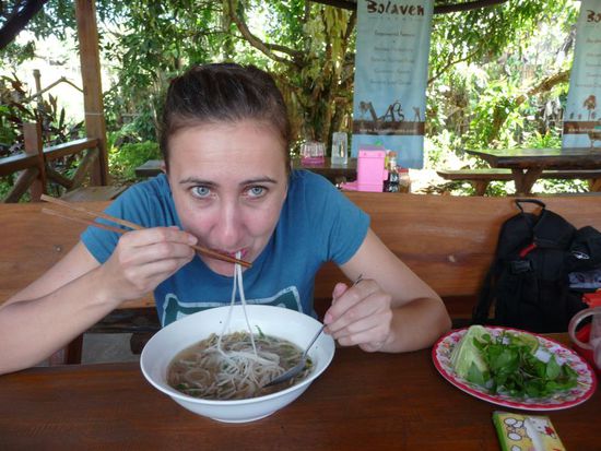 leckere Suppe - und ich schiele mit Absicht!!!!!