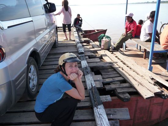 Dani auf der Mekongfähre