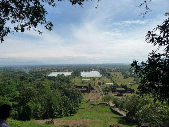 Ausblick vom Vat Phou