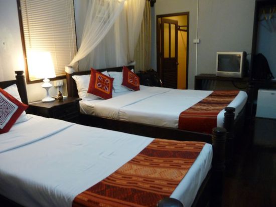 unser Zimmer im Senesouk Guesthouse