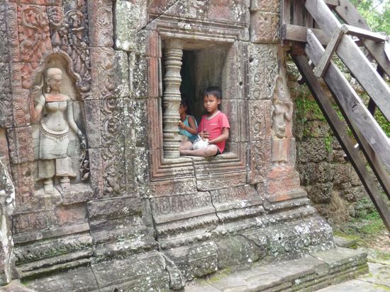 Gewerkschaftspause bei den Souvenierverkäufern