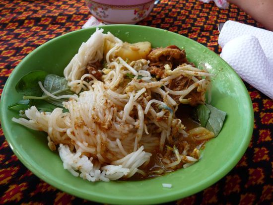 das Essen auf der Feier