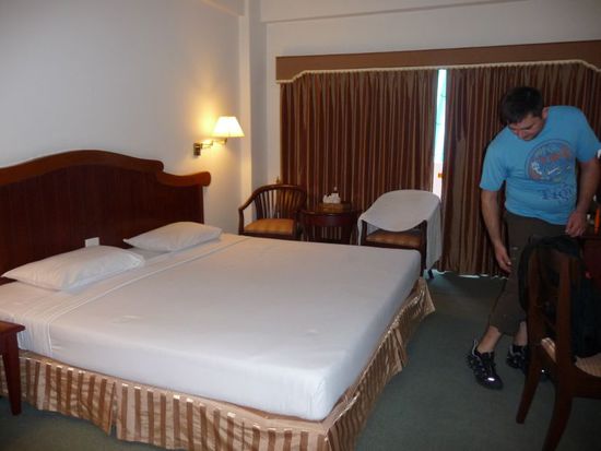 unser Hotelzimmer im ChiangMai Gate Hotel