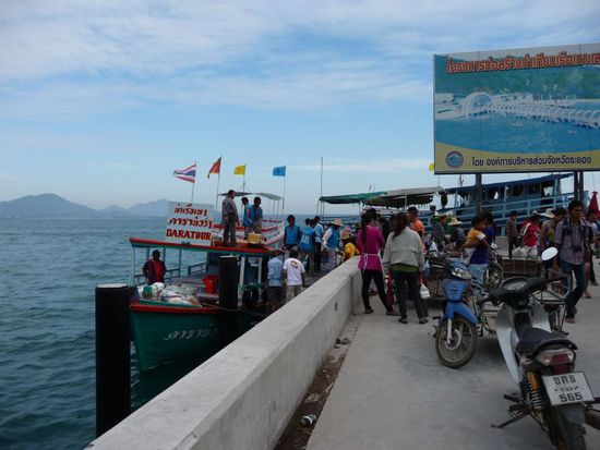 am Pier auf Koh Samet