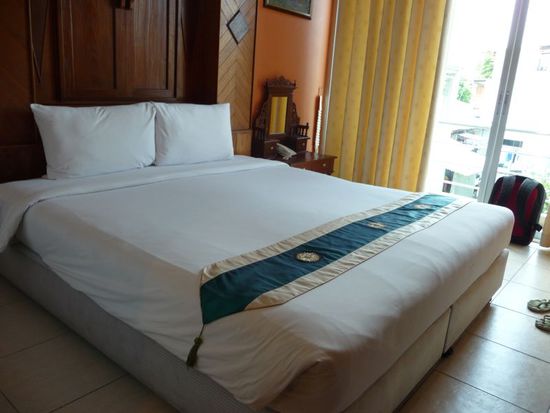 unser Zimmer im Lamphutree Hotel