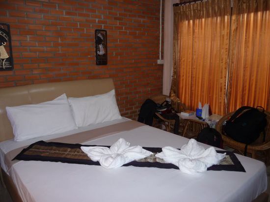 unser Zimmer für ca. 12 Euro die Nacht