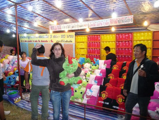 Glück an der Wurfbude