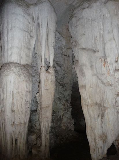 die Höhle zeigt die Zähne