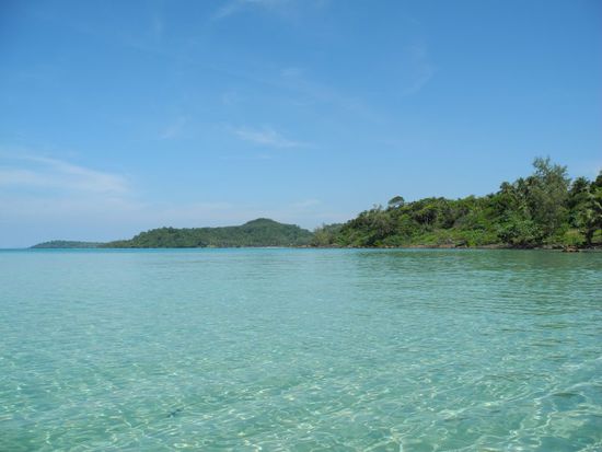 super klares und warmes Wasser