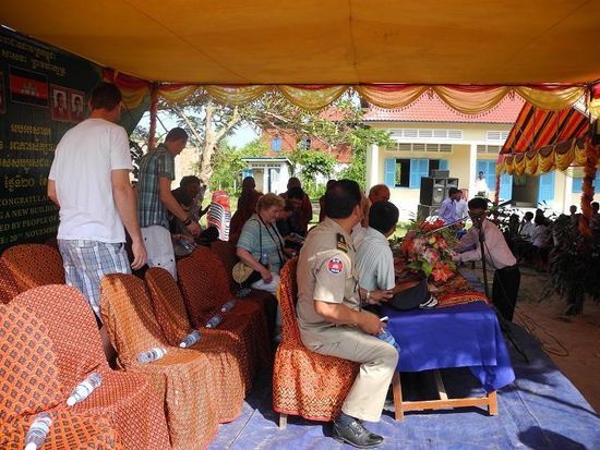 Khmer-Statik und europäische Gäste passten nicht zusammen 