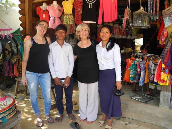 hier haben wir eingekauft