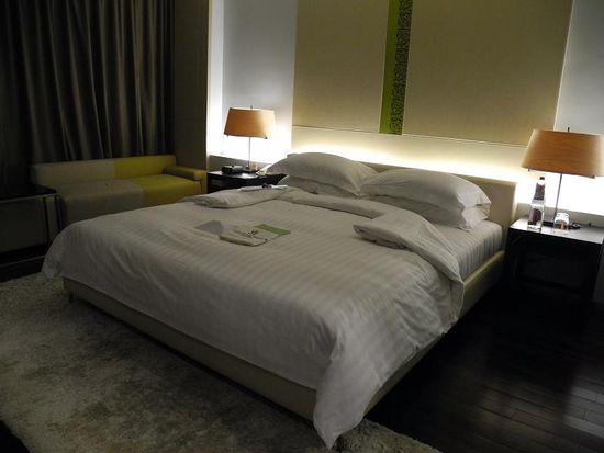 Schlafzimmer in unserer Suite