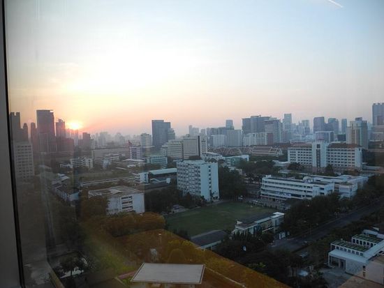 Sonnenaufgang über Bangkok
