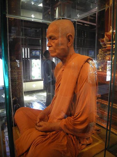 ein Mönch (aus Wachs)