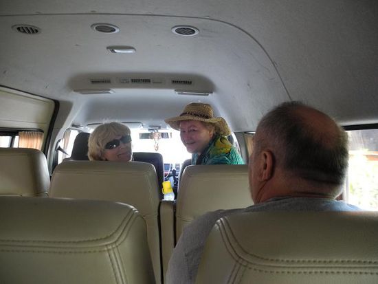unser Minibus nach Soppong