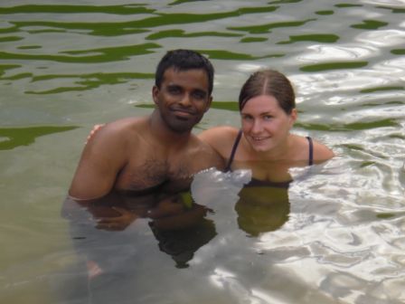 Daniel und ich im Lake Wabby