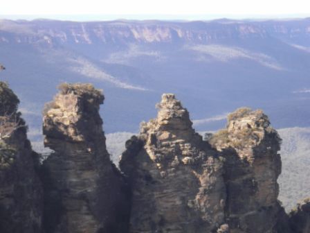 Aber unter anderem der Ausblick auf die "Three Sisters" war jede Anstrengung wert.