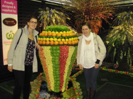 Gesagt, getan - Besuch am Blumenfestival in Towoomba mit Kiki und Mena (die Fotografin)
