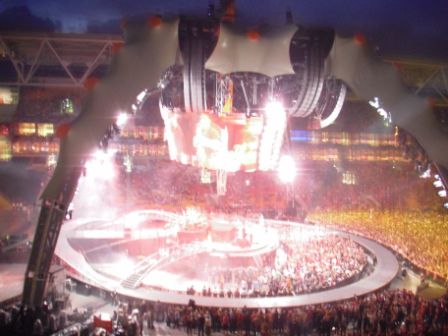Und dann war auch die U2 360 Tour in Brisbane - geniale Show!