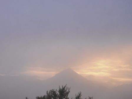 Pünktlich zum "Sunrise-Breakfast" kam die Sonne dann doch noch hervor
