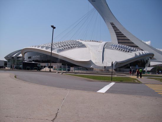 auf dem Olympia - Gelände