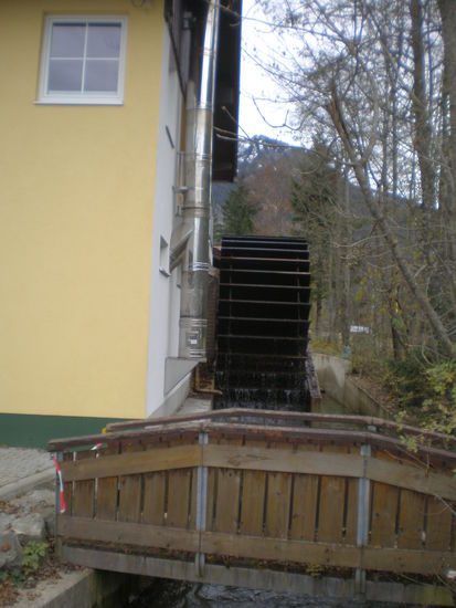Hier wird Strom erzeugt, zum Eigenbedarf (Überschuß geht ins Netz)