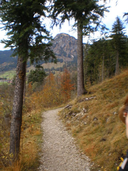 Weg nach Bruck, Sicht in Richtung Bad Oberdorf