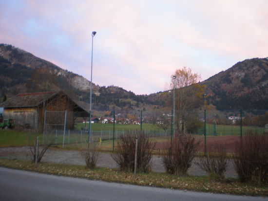 Das herrliche Abendrot am Tag zuvor hat leider diesiges Wetter mitgebracht. Darum am 2. November keine weiteren Bilder.