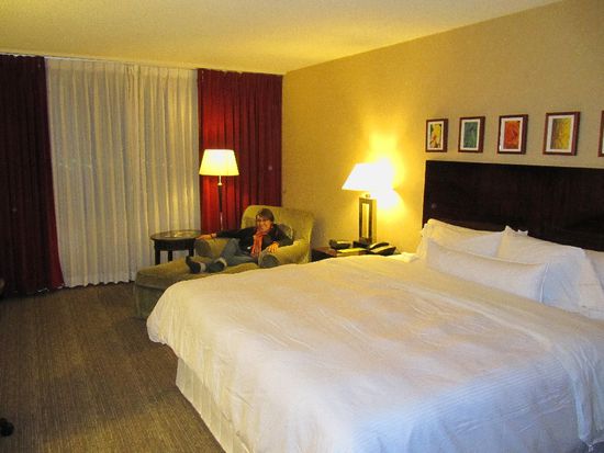 unser pasables Hotelzimmer