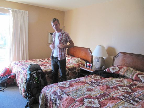 unsere dritte Nacht im Motel - net so schlecht, oder?
