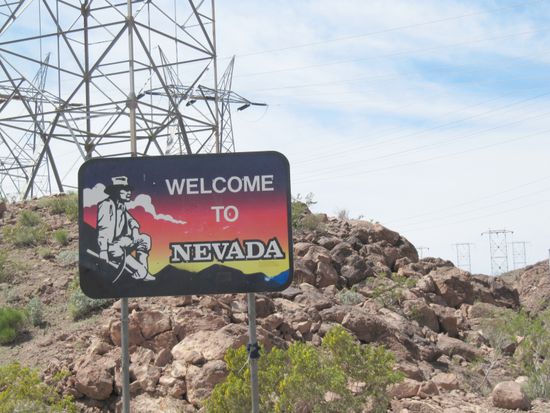 und schon gehts Richtung noch mehr Wüste