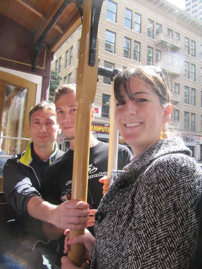 Papa, Andi und Melissa