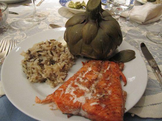 Wer soll das bitte alles wegessen? Und dann noch 2 Gänge drauf!