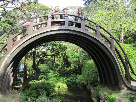 im japanischen Garten