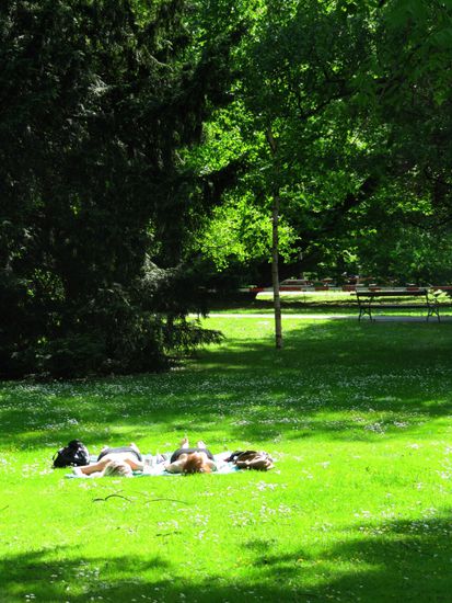 Seele baumeln lassen im Park